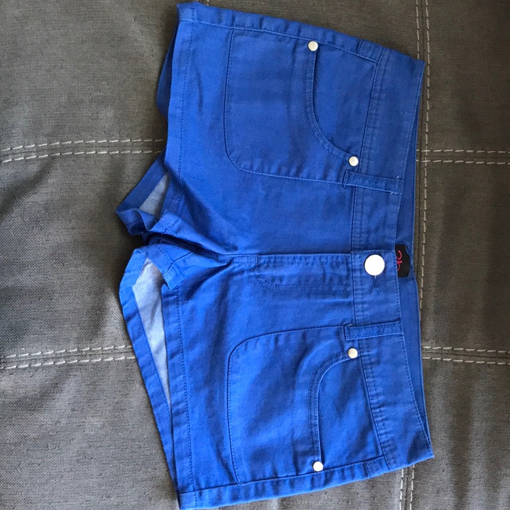 Blue shorts